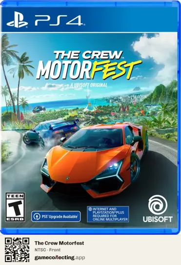 The Crew Motorfest PlayStation 4, NTSC box front