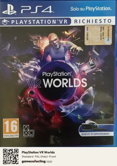 PlayStation VR Worlds PlayStation 4, Italy box front
