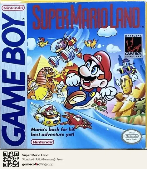 Super Mario Land Game Boy, Germany box front