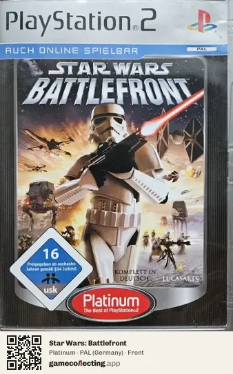 Star Wars: Battlefront PlayStation 2, Germany box front