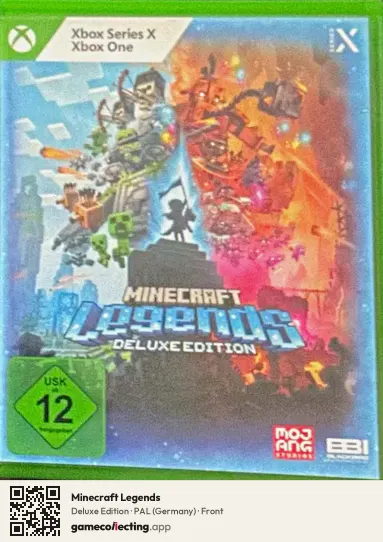 Minecraft Legends Xbox Series X, Germany box front