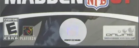 Madden NFL 07, the ESRB box on its front