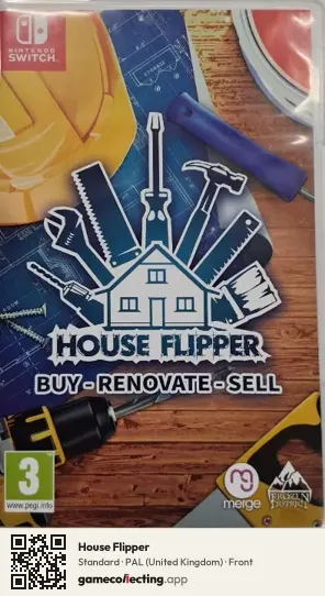 House Flipper Nintendo Switch, United Kingdom box front