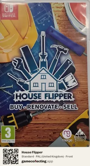 House Flipper Nintendo Switch, United Kingdom box front