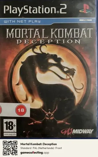Mortal Kombat: Deception PlayStation 2, Netherlands box front