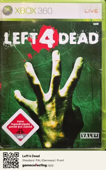 Left 4 Dead Xbox 360, Germany box front