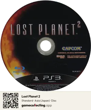Lost Planet 2 PlayStation 3, Asia disc