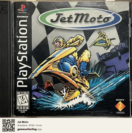 Jet Moto PlayStation, NTSC box front