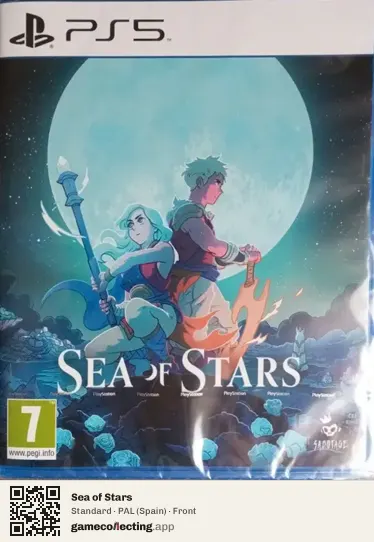 Sea of Stars PlayStation 5, Spain box front