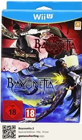 Bayonetta 2 Nintendo Wii U, PAL box front