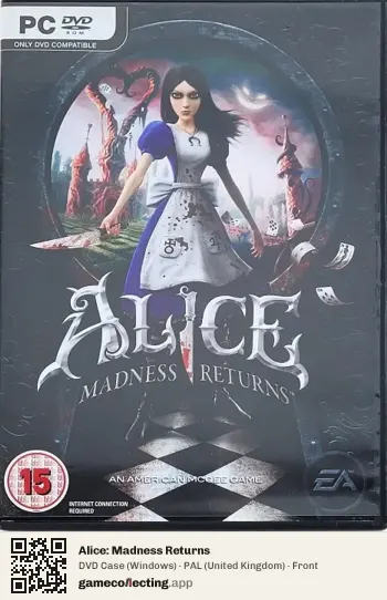 Alice: Madness Returns Computer, United Kingdom box front