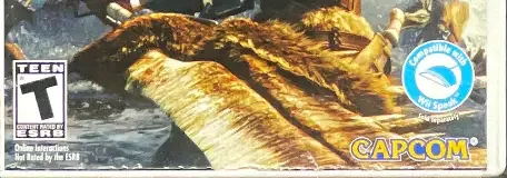 Monster Hunter Tri, the ESRB box on its front