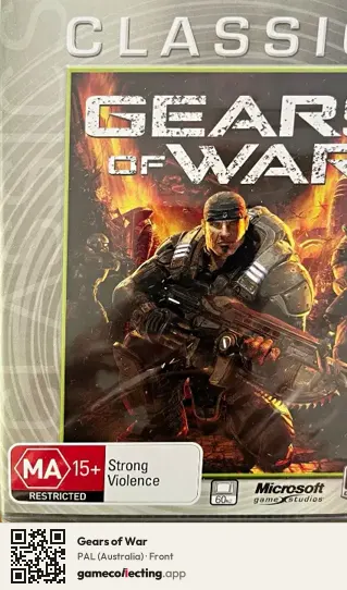 Gears of War Xbox 360, Australia box front