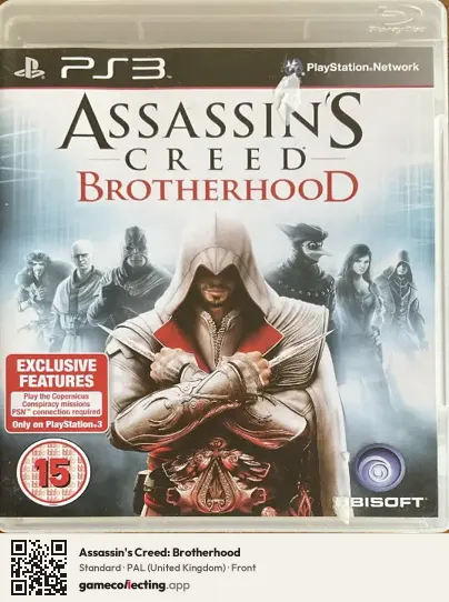 Assassin's Creed: Brotherhood PlayStation 3, United Kingdom box front