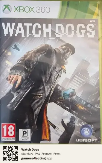Watch Dogs Xbox 360, France box front