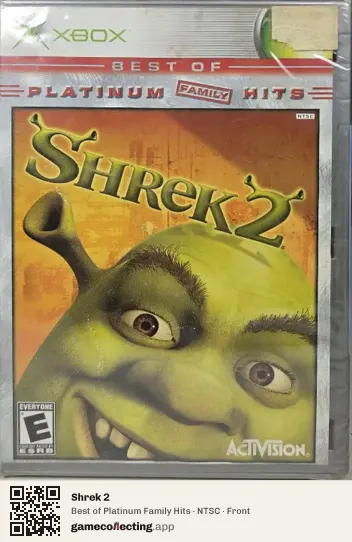 Shrek 2 Xbox, NTSC box front