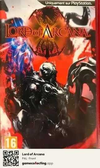 Lord of Arcana PlayStation Portable, PAL box front