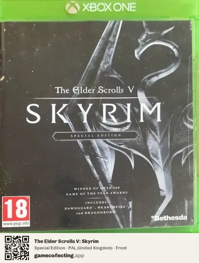 The Elder Scrolls V: Skyrim Xbox One, United Kingdom box front
