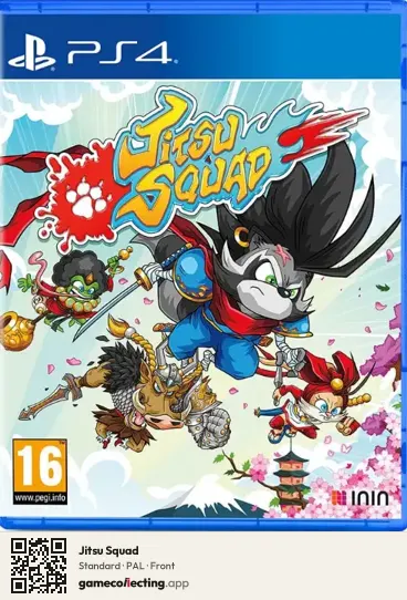 Jitsu Squad PlayStation 4, PAL box front