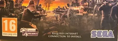 Total War: Shogun 2: Fall of the Samurai, the PEGI square on its front