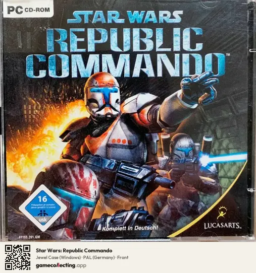 Star Wars: Republic Commando Computer, Germany box front