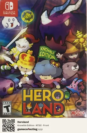 Heroland Nintendo Switch, NTSC box front