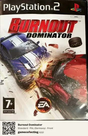 Burnout Dominator PlayStation 2, Germany box front