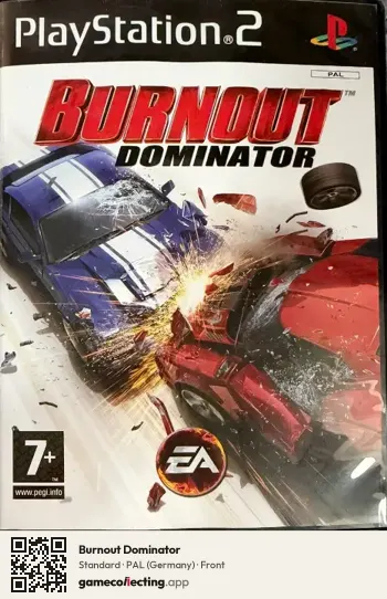 Burnout Dominator PlayStation 2, Germany box front