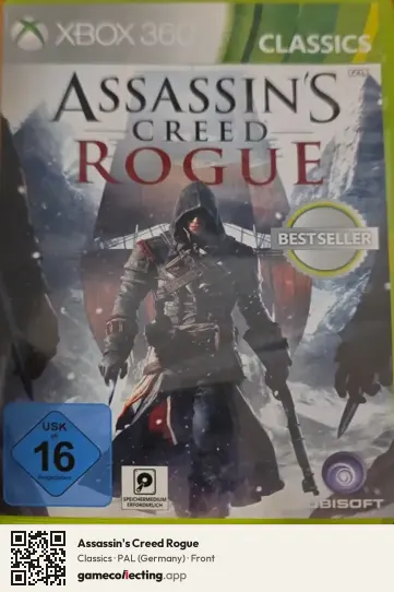 Assassin's Creed Rogue Xbox 360, Germany box front