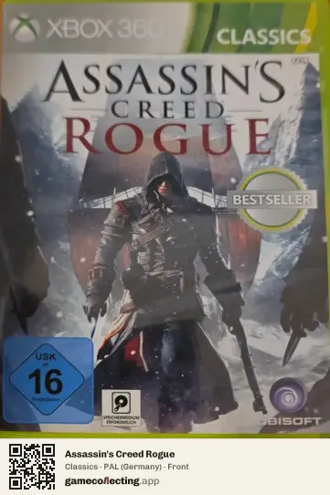 Assassin's Creed Rogue Xbox 360, Germany box front