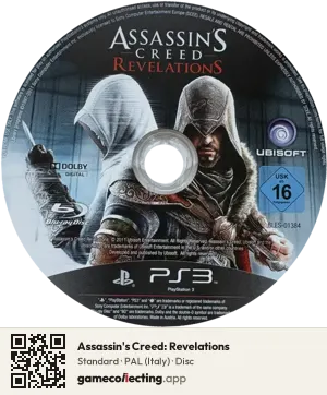 Assassin's Creed: Revelations PlayStation 3, PAL disc