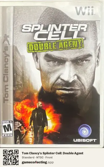 Tom Clancy's Splinter Cell: Double Agent Nintendo Wii, NTSC box front