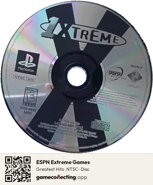 ESPN Extreme Games PlayStation, NTSC disc