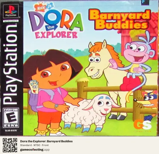 Dora the Explorer: Barnyard Buddies PlayStation, NTSC box front