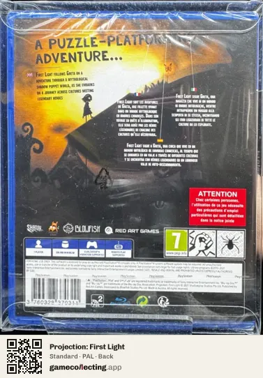 Projection: First Light PlayStation 4, PAL box back