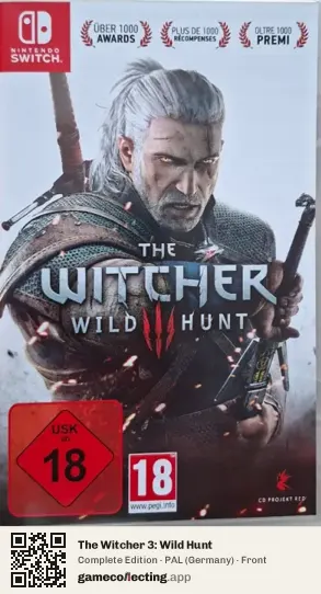 The Witcher 3: Wild Hunt Nintendo Switch, Germany box front