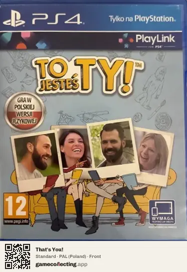 That's You! PlayStation 4, Poland box front