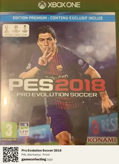 Pro Evolution Soccer 2018 Xbox One, Germany box front