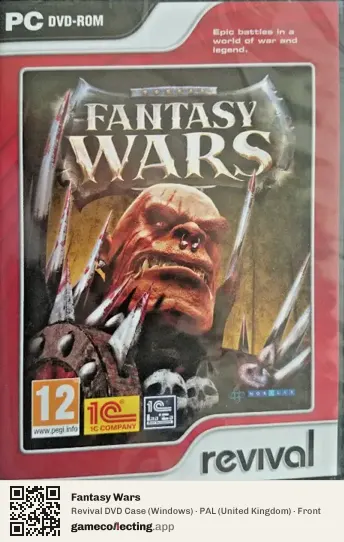 Fantasy Wars Computer, United Kingdom box front