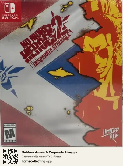 No More Heroes 2: Desperate Struggle Nintendo Switch, NTSC box front