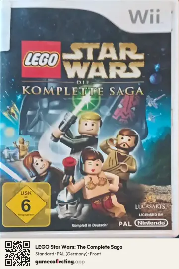LEGO Star Wars: The Complete Saga Nintendo Wii, Germany box front