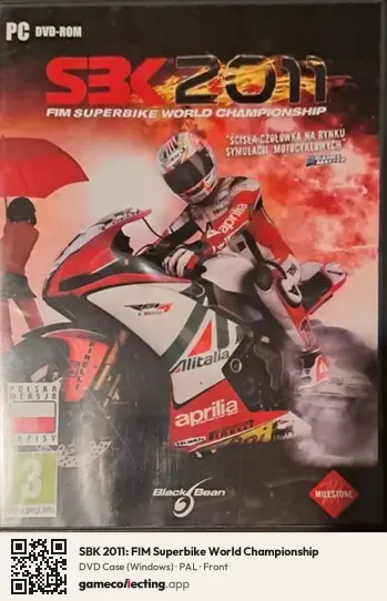 SBK 2011: FIM Superbike World Championship Computer, PAL box front