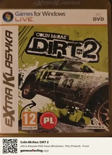 Colin McRae: DiRT 2 Computer, Poland box front