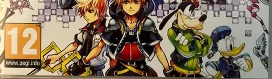 Kingdom Hearts: HD 2.5 Remix, the PEGI square on its front