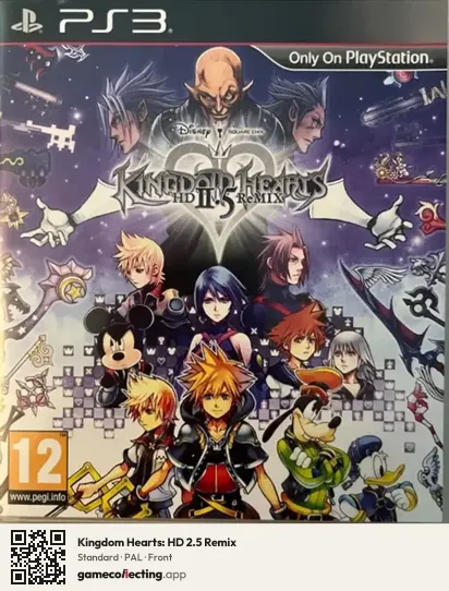 Kingdom Hearts: HD 2.5 Remix PlayStation 3, PAL box front