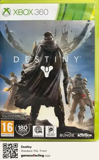 Destiny Xbox 360, PAL box front