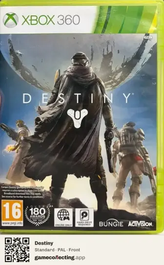 Destiny Xbox 360, PAL box front