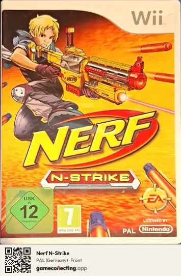 Nerf N-Strike Nintendo Wii, Germany box front