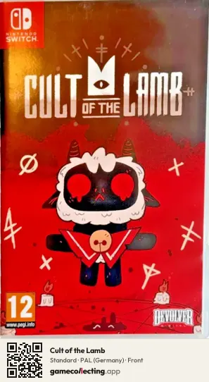 Cult of the Lamb Nintendo Switch, Germany box front