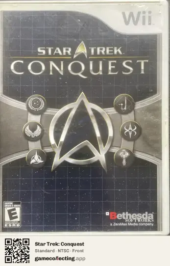 Star Trek: Conquest Nintendo Wii, NTSC box front